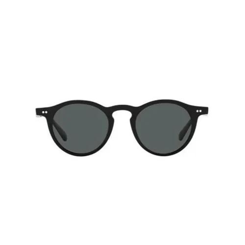 Oliver Peoples Square-cut Round-frame Sunglasses