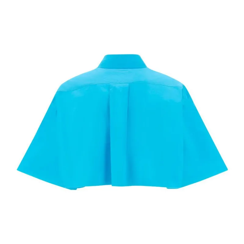 MM6 Maison Margiela Crop Tops Women's Blue-1