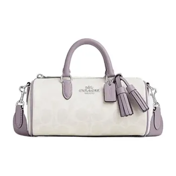 Coach Outlet Lacey Crossbody in Signature Canvas   White   One Size