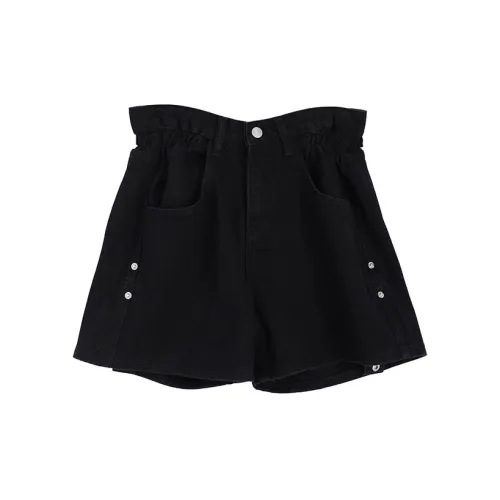 MINCOCROSEPEPPAR Denim Shorts Women's Black