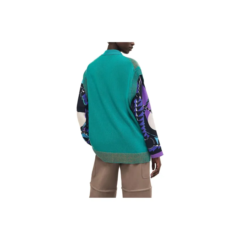 HERMES Knitwear Women's Castle Blue-1