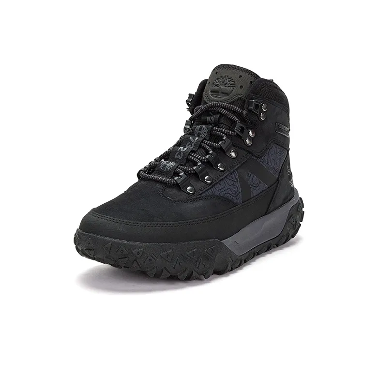 Timberland Greenstride Motion 6 Waterproof Mid Hikers 'Black Grey'-2