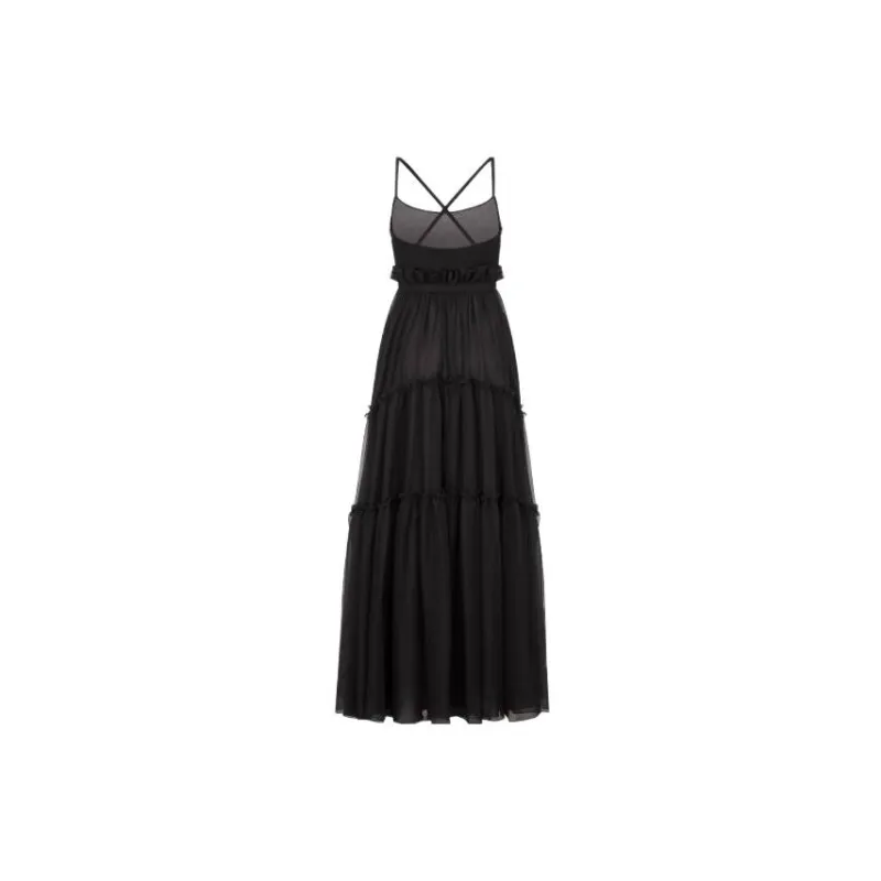 DIOR Slip Dresses Women's Black-1