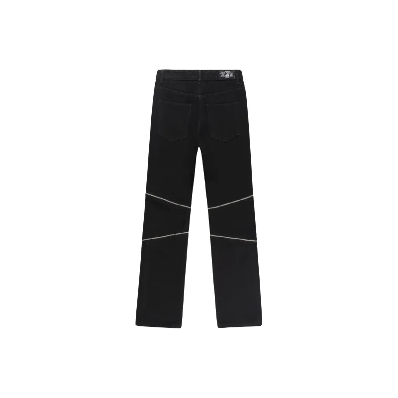 XINYINSU Jeans Unisex Black-1