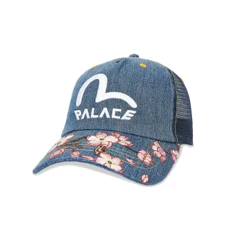 PALACE X Evisu Denim Mesh Trucker Cap