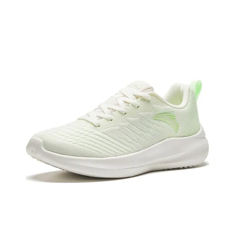 Anta Low Top Running Shoes Women's White Cyan-1
