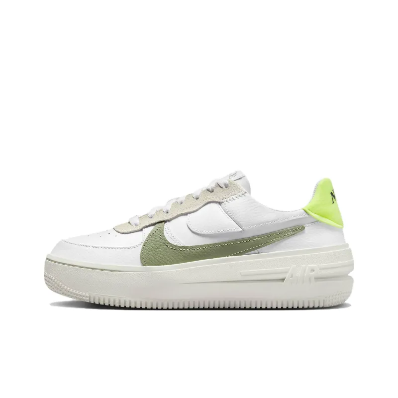 Nike Air Force 1 PLT.AF.ORM White Oil Green Women's-0