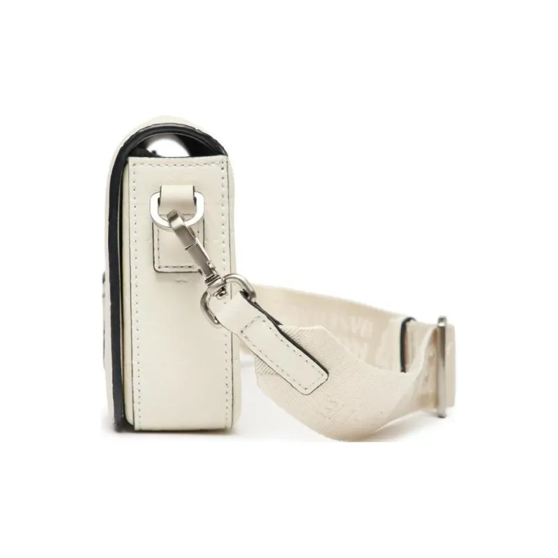 MLB Monogram Collection Polyester, Elastane, Cotton Combo Bag, Crossbody Bag, Shoulder Bag Unisex Cream White-2