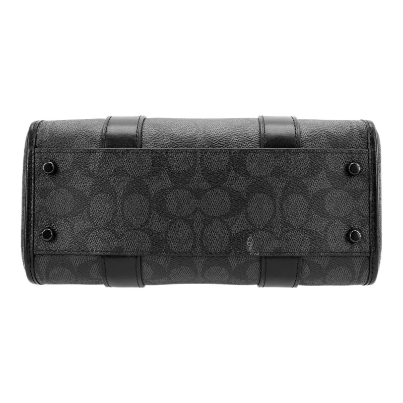 COACH Gotham Coated Canvas Handbag, Shoulder Bag, Crossbody Bag Medium Size Men's Lead Gray-3