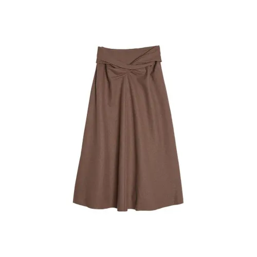 Lemaire Casual Long Skirts Women's Brown