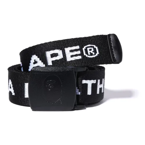 A BATHING APE Belts Men Black