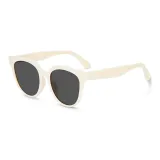 Ecru Frame with Black Gray Lens (TY0006-5)