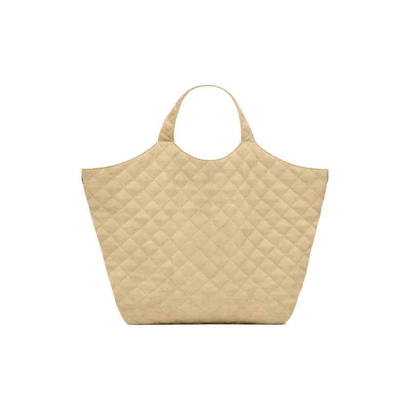 SAINT LAURENT Suede Handbag Tubas Women's Light Umber-3