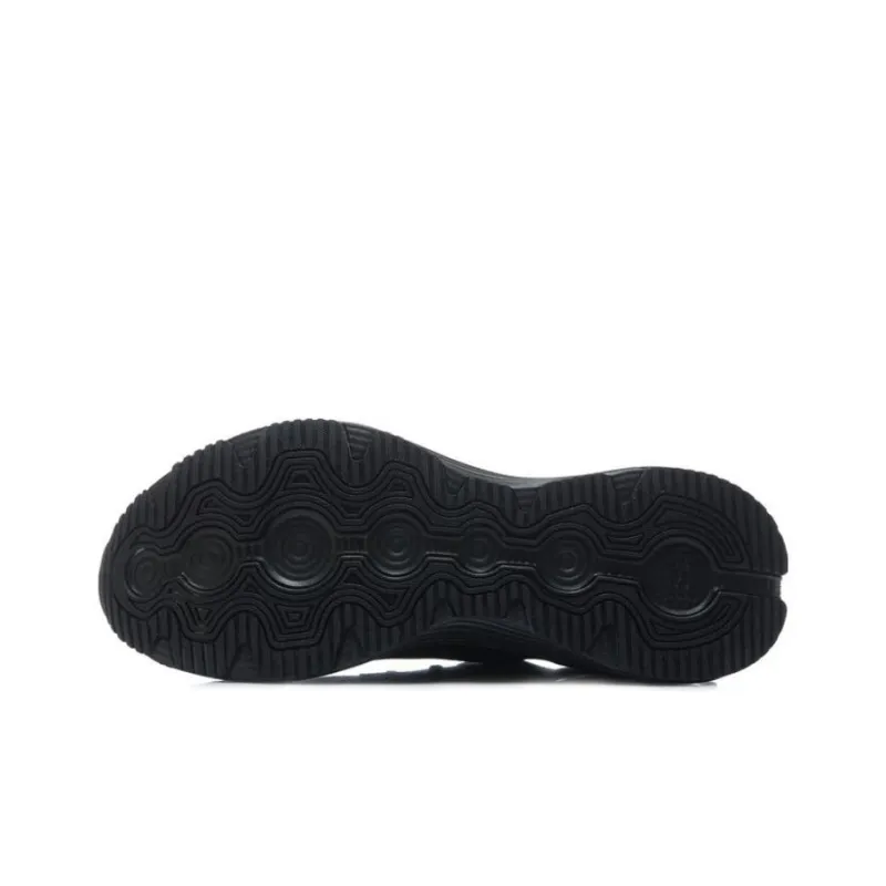 LiNing YueYing Element Cushioned Slip Resistant Breathable Low Top Marathon Running Shoes Men's Black-4