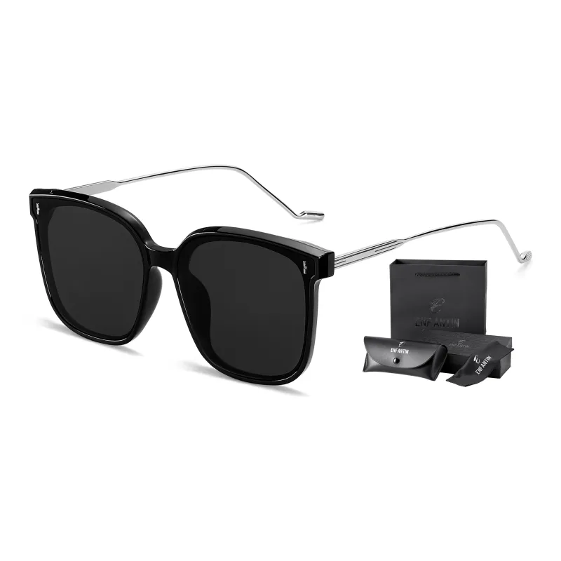 ENFANTIN Irregular Shape Sunglasses Unisex-0