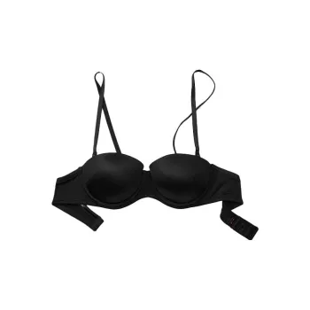 Victoria's Secret PINK 2025 Gathering Collection-Wear Everywhere Strapless Push-Up Bra Bra Women's Black