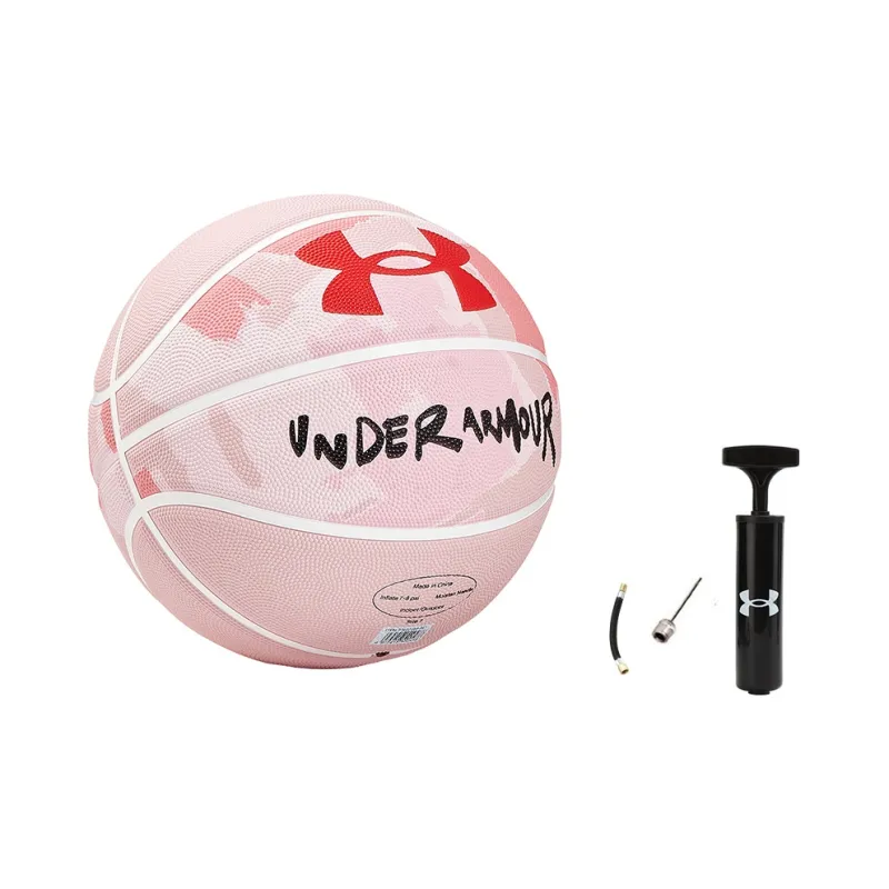 Under Armour Rubber Basketball Sky Pink Size 7 Training Competition Unisex-11