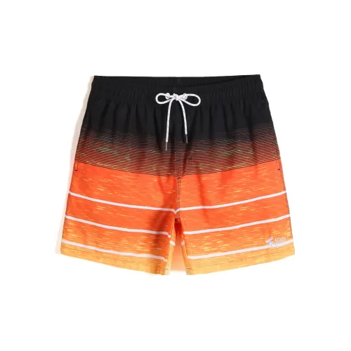 GAILANG Beach Shorts Men Orange Red