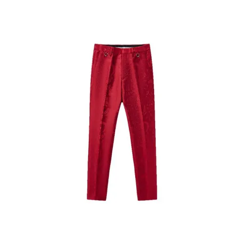 JOHN RICHMOND Suit Trousers Men Large Red