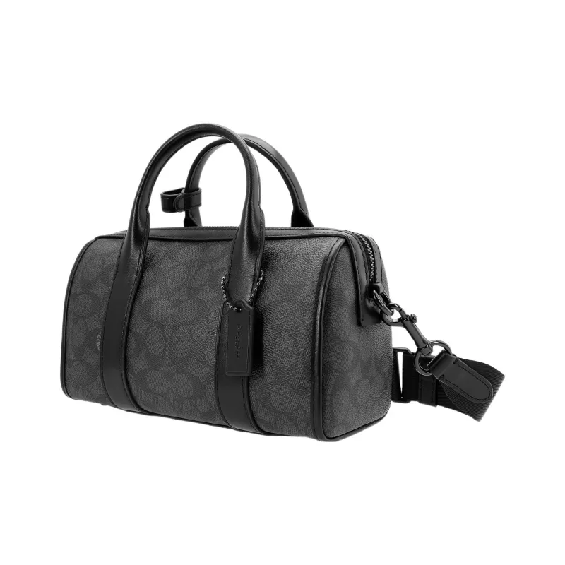 COACH Gotham Coated Canvas Handbag, Shoulder Bag, Crossbody Bag Medium Size Men's Lead Gray-1