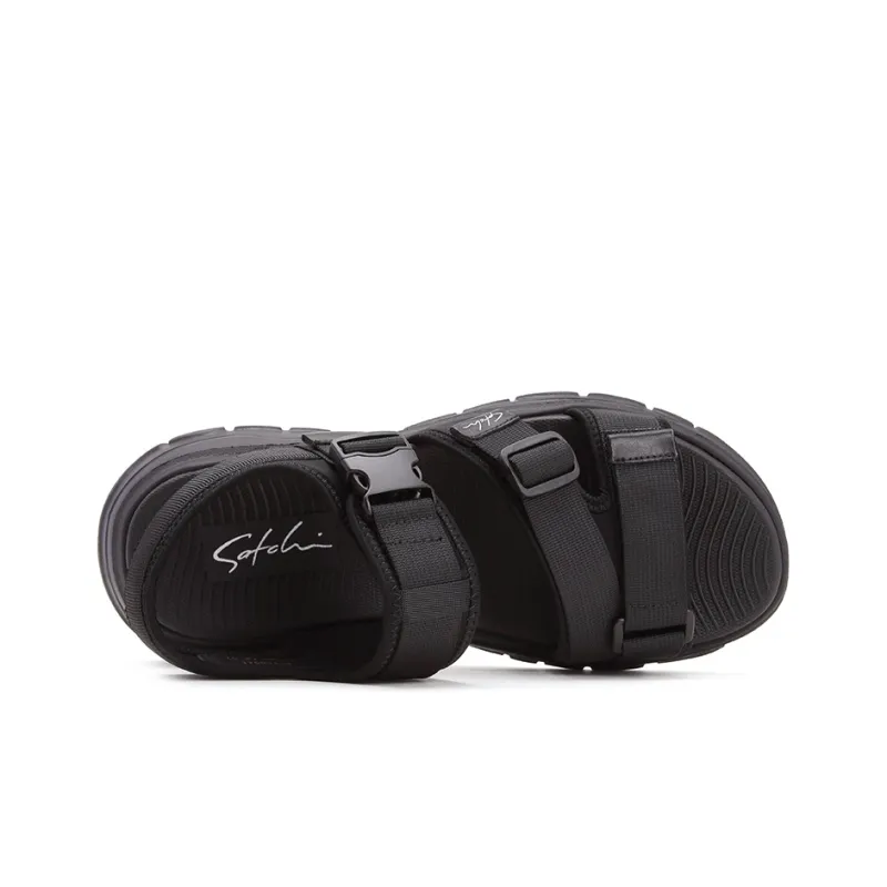 Satchi Stylish Sandals Men's Black-3