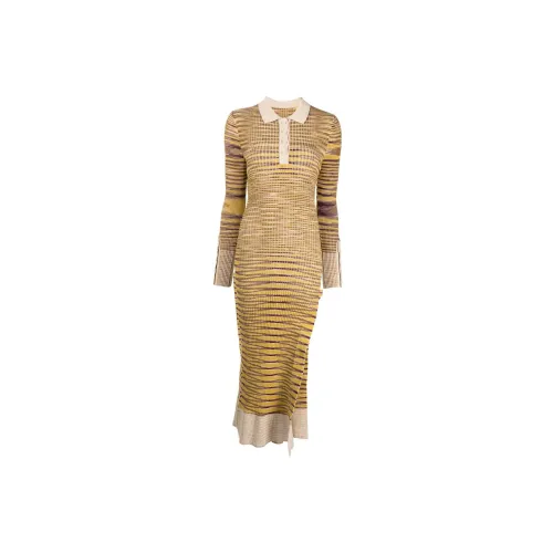 Jacquemus Zucca Striped Knit Dress