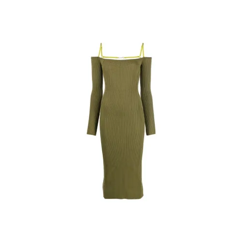 Jacquemus Long-Sleeved Dresses Women's Green