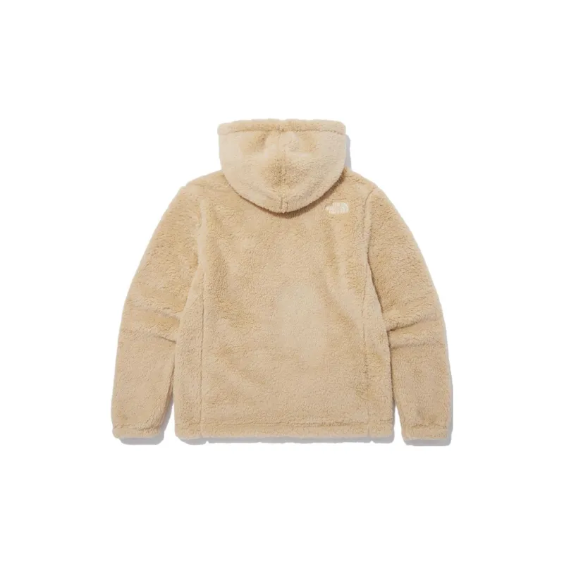 THE NORTH FACE Comfy Ex Fleece Hoodie Light Beige Unisex Korea Version-1