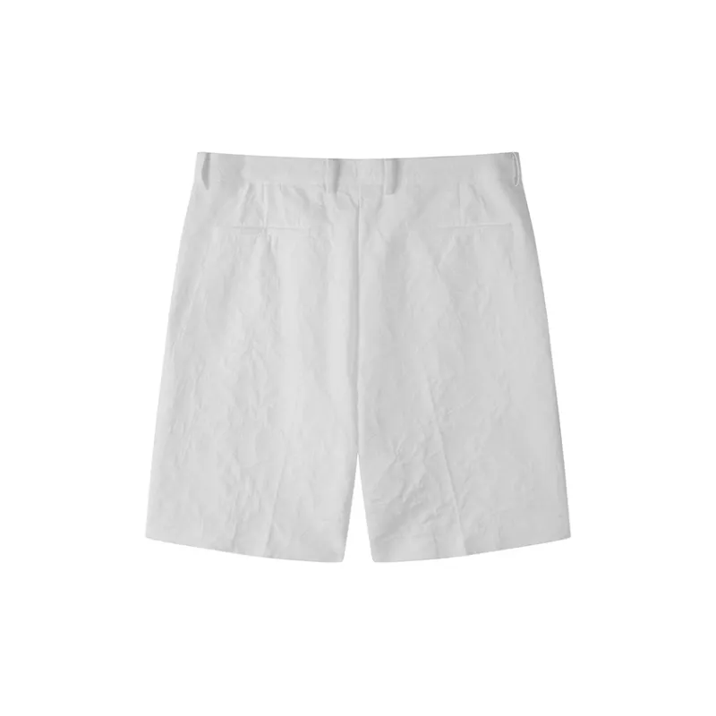 DAVID NAMAN Casual Shorts Men White-1