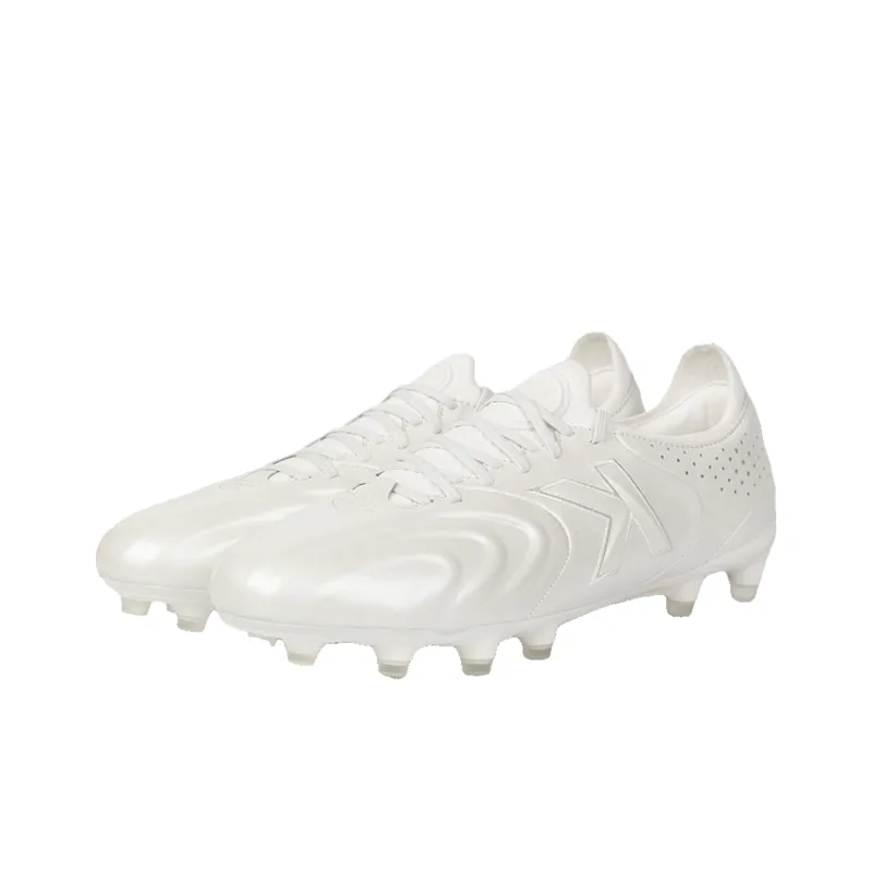 KELME Holy Grail Series FG Firm Ground Slip Resistant, Abrasion Resistant, Breathable Soccer Shoes Men's White-2