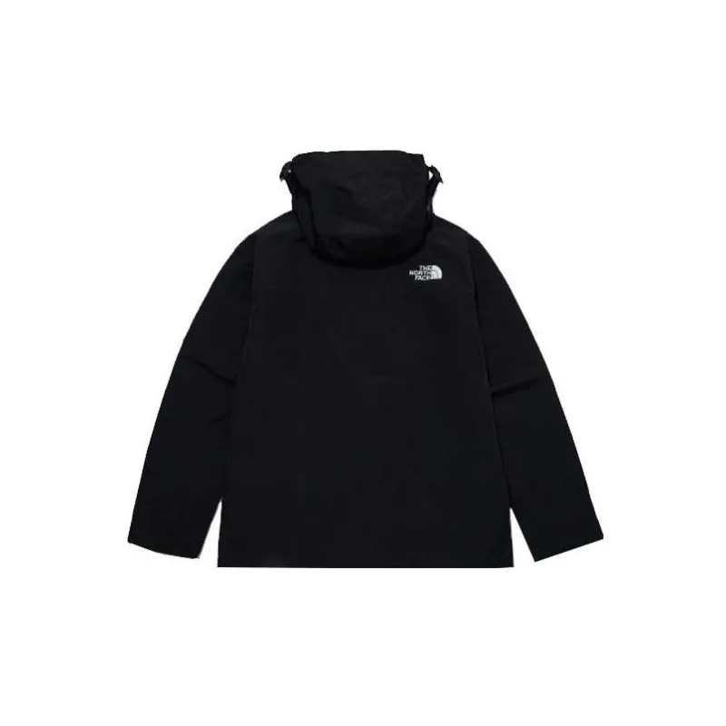 THE NORTH FACE Outdoor Hiking Waterproof And Windproof Windbreaker Jacket Men's Black-1
