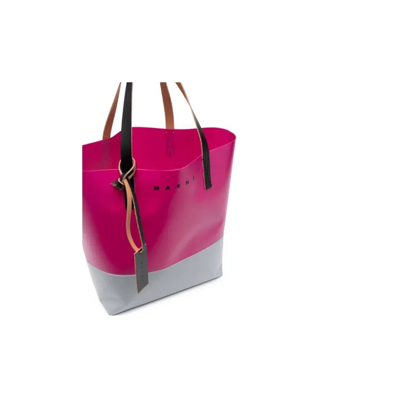 MARNI Tribeca Colourblock Tote Bag-2