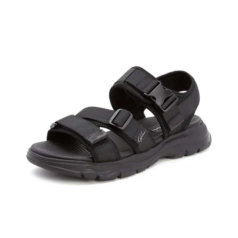 Satchi Stylish Sandals Men's Black-1