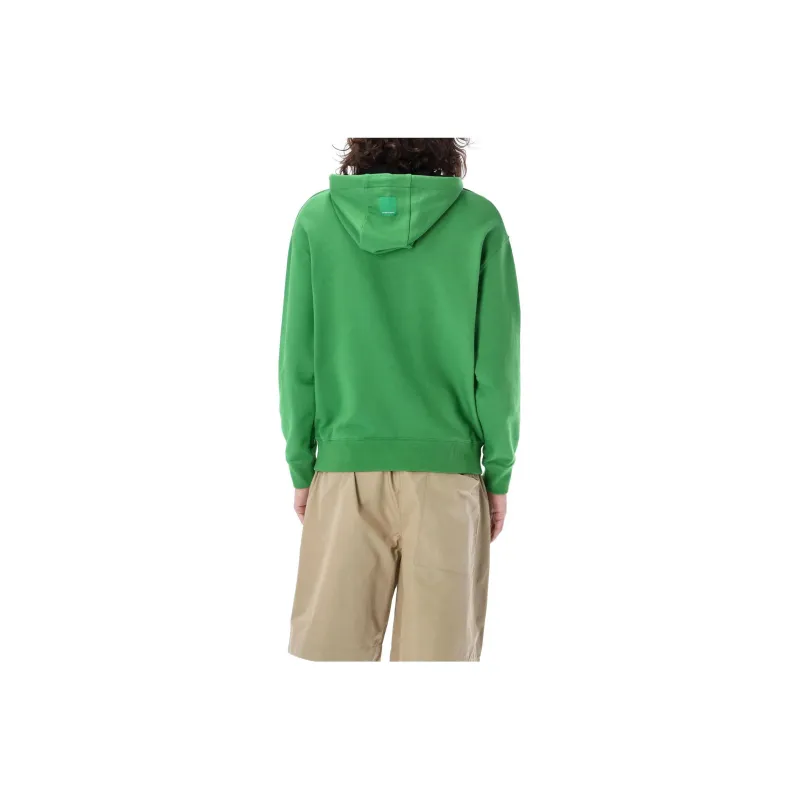 EMPORIO ARMANI Graphic Printed Drawstring Hoodie-1