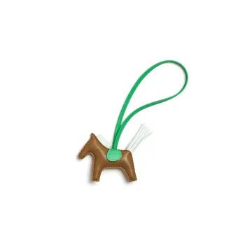 HERMES Pendants Unisex Kraft Paper Color/Bubble Green/Comic Green