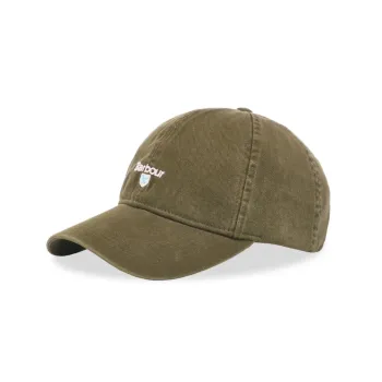 BARBOUR Logo Embroidered Baseball Cap