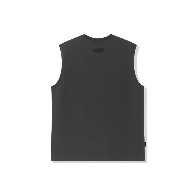 Tokidoki Love Crossbones Series Tank Tops Men Dark Gray-1