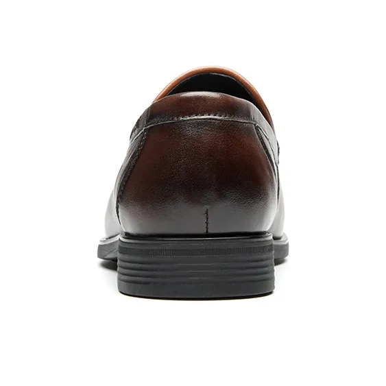 ST&SAT Dress Shoes Men Low Top Black/Brown-3
