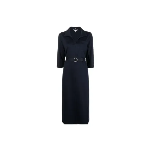 Tommy Hilfiger Long-Sleeved Dresses Women's Blue Black