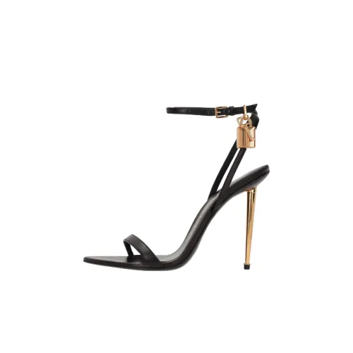 TOM FORD Padlock 85mm Leather Sandals