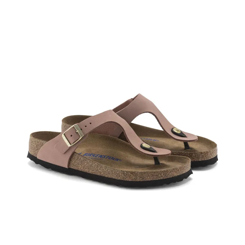 Birkenstock Gizeh Softbed Old Rose Women's-3