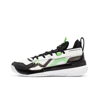 361° Burning Battle 3.0 Cushioned Wear Resistant Breathable Low Top Basketball Shoes Men's White Black