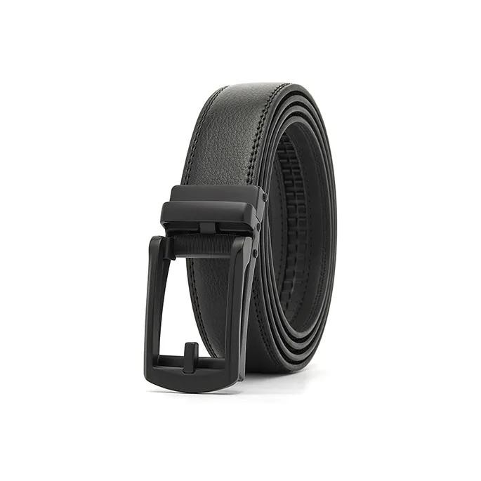 FREE RABBITⅡ Business Belt With Stud Automatic Buckle Leather Belts Men's 3.5cm-7