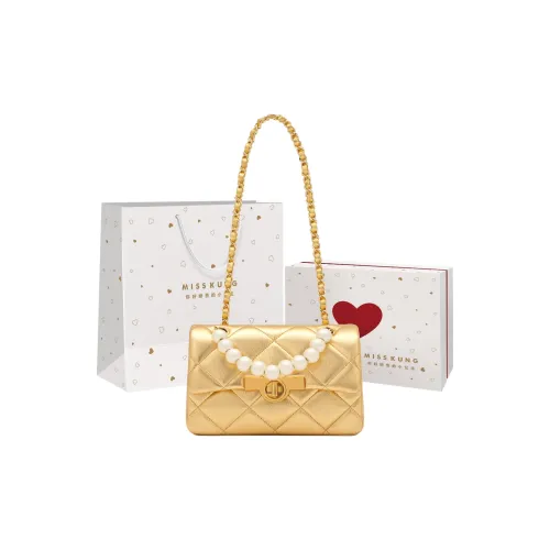 Miss Kung Crossbody Bags Gold