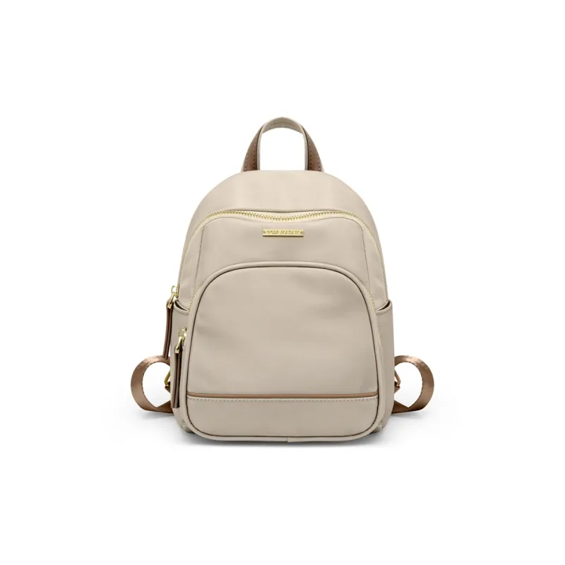 GOLF Synthetic Leather Backpack Small Size Women's Pink/Black/Apricot/Modern Gray-9