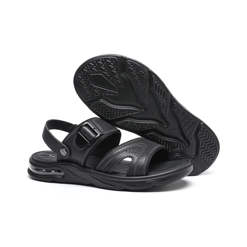 TRUMPPIPE Stylish Sandals Men's Black-3