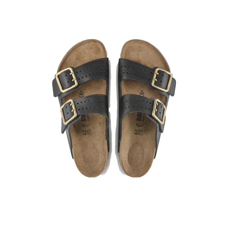 Birkenstock Arizona Bold Leather Sandals 'Black'-3