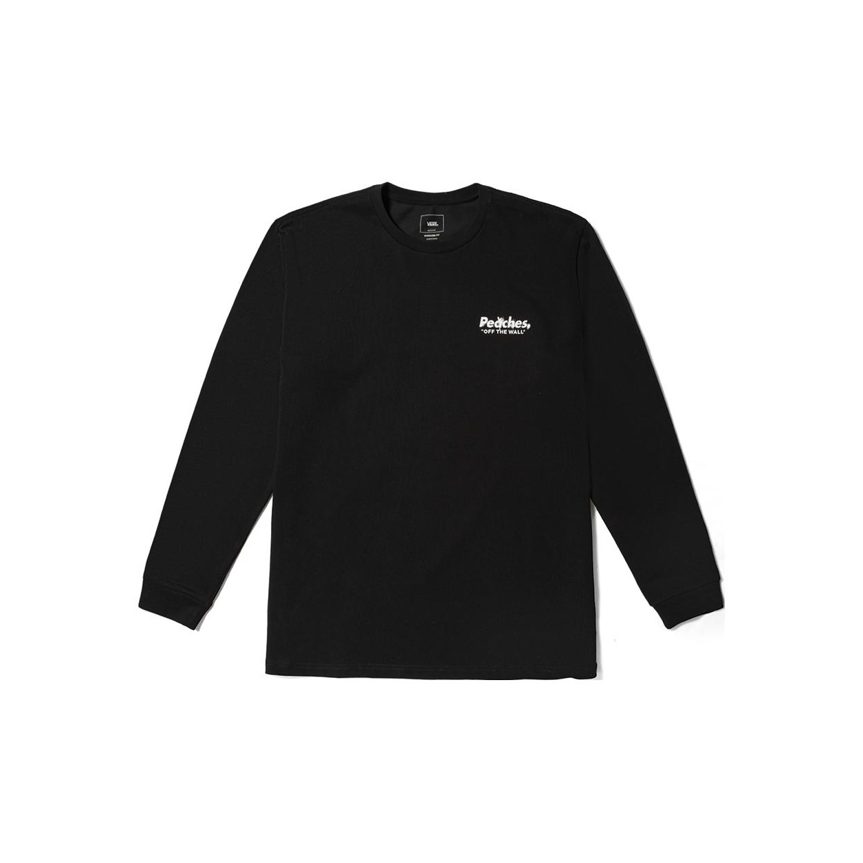 ★【VANS】★Vans x Peaches. Staple S/S T-Shirt Blac.k★ Vans Peaches Collaboration T-Shirts Unisex Black - POIZON