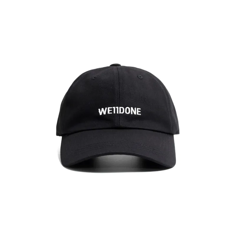 WE11DONE Logo embroidery Baseball Cap-0