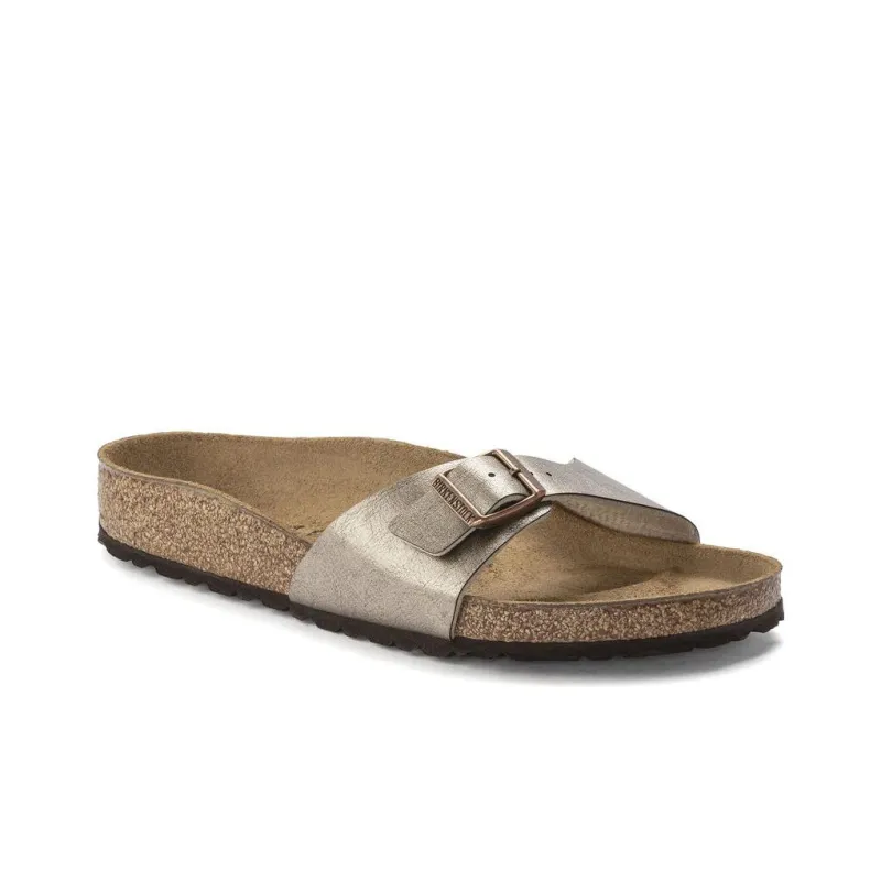 Birkenstock Madrid Metallic effect Leather Sandals-1